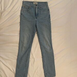 madewell perfect vintage full length straight jean